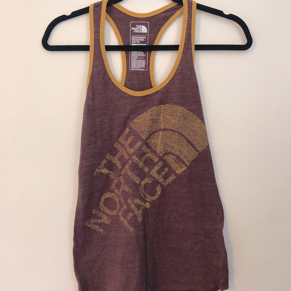 North Face razor back tank top